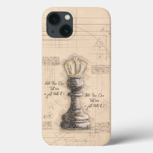 Case-Mate iPhone Case Pion King / Reine, Art Vintage Ancien. Cadeau