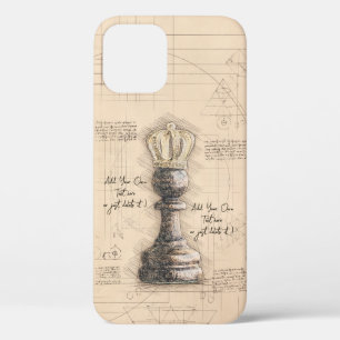 Case-Mate iPhone Case Pion King / Reine, Art Vintage Ancien. Cadeau