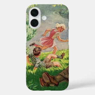 Coques iPhone 16 Pique-nique vintage en famille sous un arbre d'omb