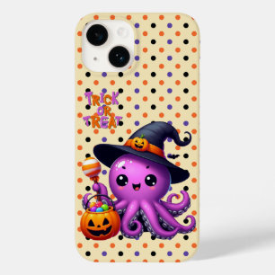 Coque Pour iPhone 14 Pique ou traitement Halloween à la pieuvre