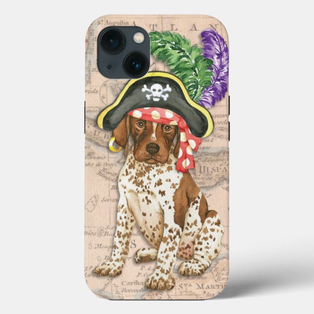 Coques Case-Mate iPhone Pirate de pointeur hermétique allemand (Verso)