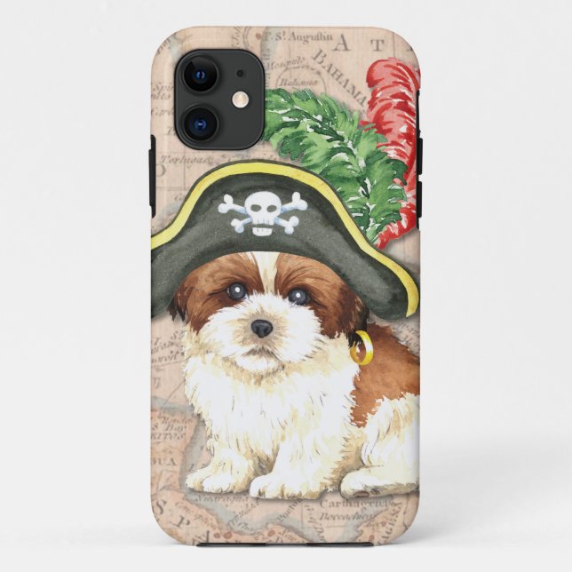 Coques Case-Mate iPhone Pirate de Shih Tzu (Dos)