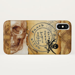 COQUE iPhone X   PIRATES ANCIENNES CARTE DU TRÉSOR, HABILLEMENT ET 