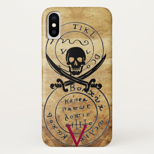 COQUES Case-Mate iPhone PIRATES ANCIENNES CARTE DU TRÉSOR, HABILLEMENT ET  (Dos)