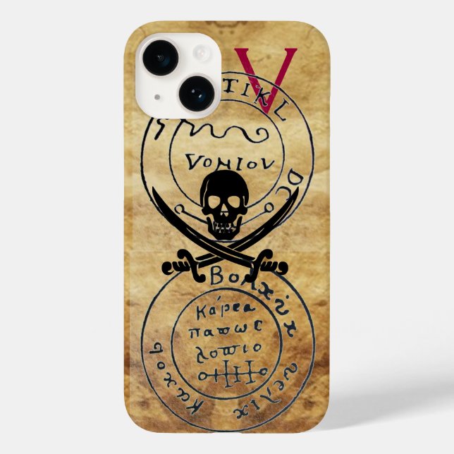 COQUES Case-Mate iPhone PIRATES ANCIENNES CARTE DU TRÉSOR, HABILLEMENT ET  (Verso)