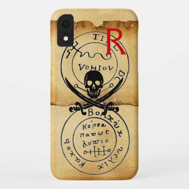 COQUES Case-Mate iPhone PIRATES ANCIENNES CARTE DU TRÉSOR, HABILLEMENT ET  (Dos)
