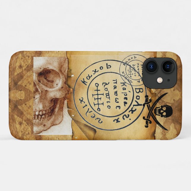 COQUES Case-Mate iPhone PIRATES ANCIENNES CARTE DU TRÉSOR, HABILLEMENT ET  (Dos (Horizontal))