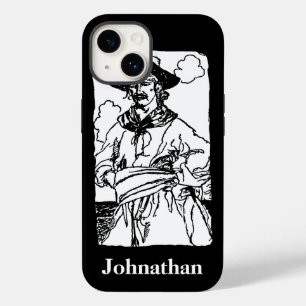 Coque Pour iPhone 14 Pirates Vintage Croquis d'un capitaine par Howard 