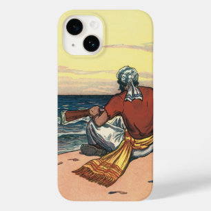 Coque Pour iPhone 14 Pirates vintages, échoués sur une île déserte