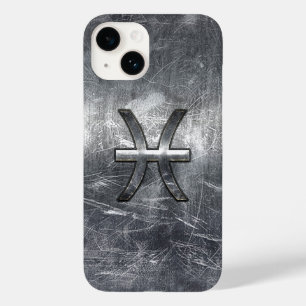 Coques Pour iPhone Pisces Zodiac Connexion Grunge Silver Steel Style