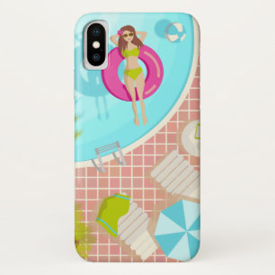 Case-Mate iPhone Case Piscine fille en bikini plage d'été