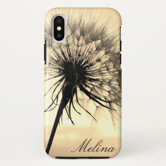 Coque iPhone X pissenlit