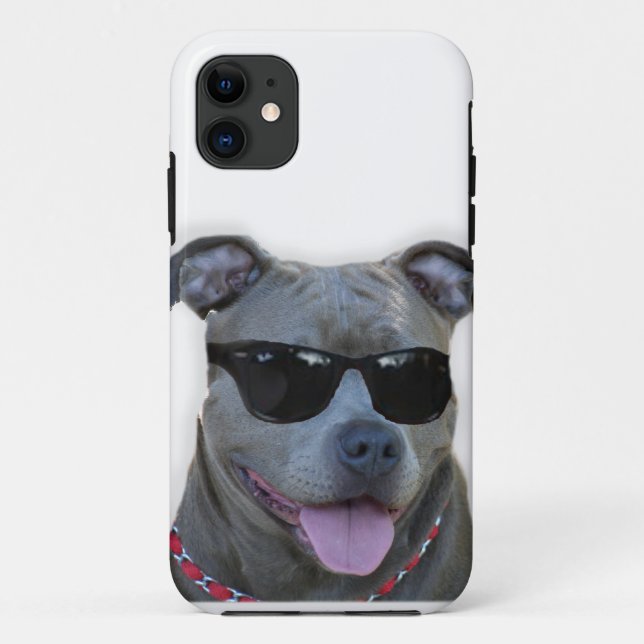 Coques Case-Mate iPhone Pitbull avec des verres (Dos)