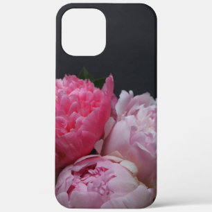 Case-Mate iPhone Case Pivoines roses sur fond sombre