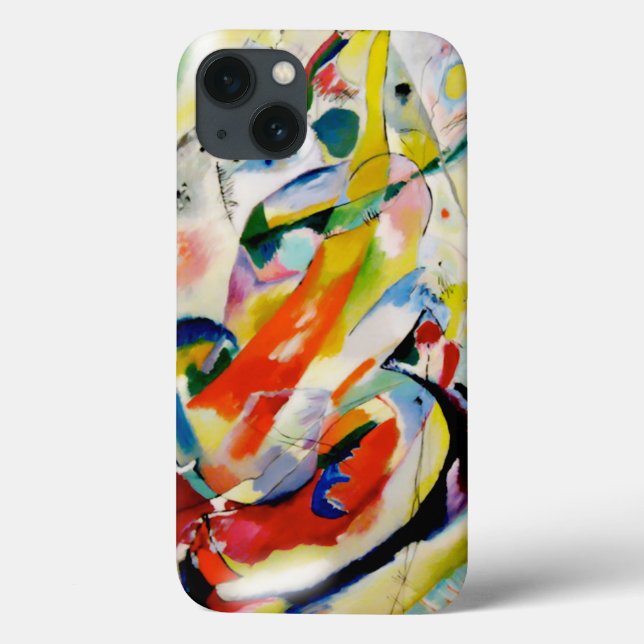 Coques Case-Mate iPhone PixDezines panneau abstrait Kandinsky 1914 (Verso)