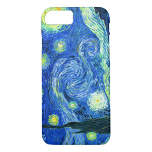 Coque iPhone 7 PixDezines Van Gogh Starry Nuit / St. Remy