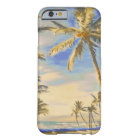PixDezines Vintage Hawaiian Beach Scène/cobalt
