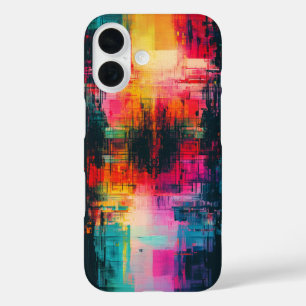 Coque Pour iPhone 16 Pixel Mosaic