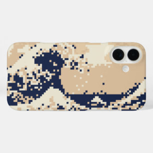 Coques iPhone 16 Plus Pixel Tsunami 8 bits Pixel Art