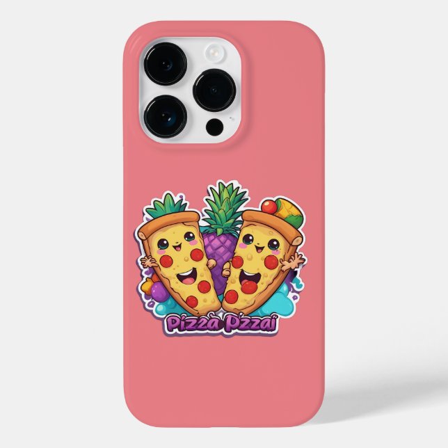 Coques Case-Mate iPhone Pizza à l'ananas amusant (Verso)