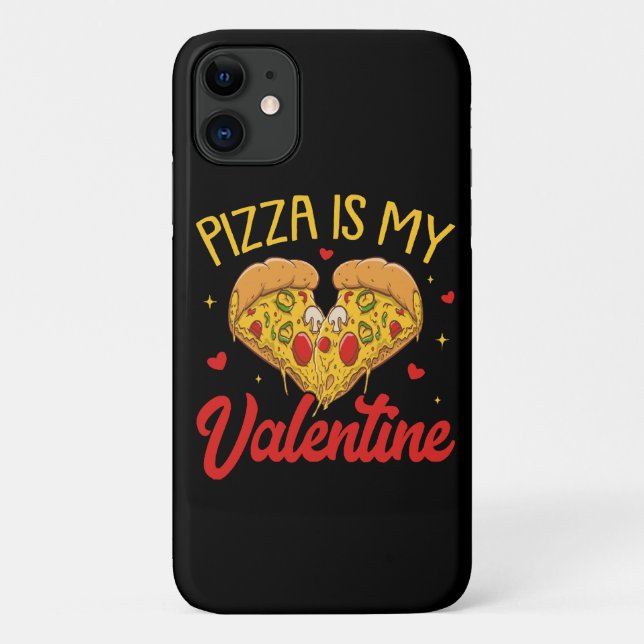 Coques Case-Mate iPhone Pizza Est Mon Valentin Joyeuse Saint-Valentin (Dos)