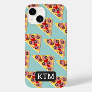 Coque Pour iPhone 14 Pizza Triangles Fun Motif alimentaire ajouter vos