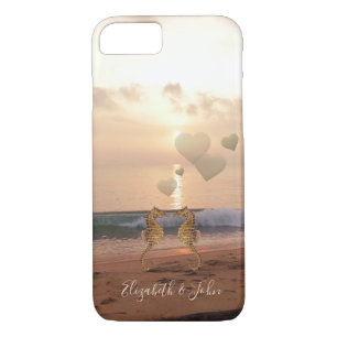 Case-Mate iPhone Case Plage, Coucher De Soleil, Chevaux De Mer Dans L'Am
