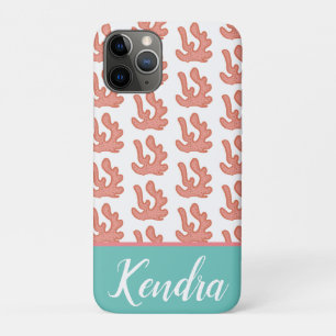 Case-Mate iPhone Case Plage de récif corallien motif d'été sarcelle
