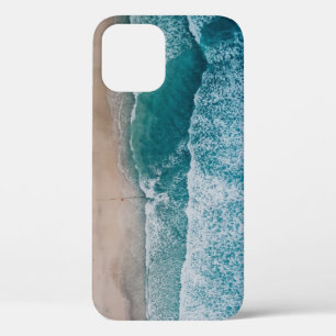 Case-Mate iPhone Case Plage de sable des vagues de l'océan bleu