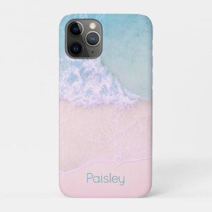 Case-Mate iPhone Case Plage de sable tropical avec monogramme de mer tur