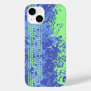 Coque Pour iPhone 14 Plage de surf abstrait bleu vert