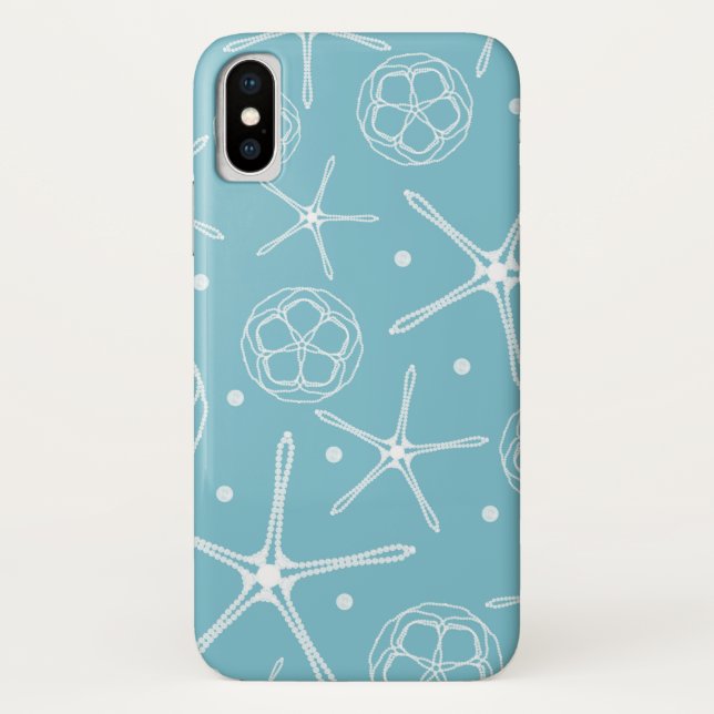 Coques Case-Mate iPhone Plage élégante et élégante de Starfish Pearl (Dos)