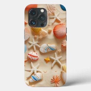 Case-Mate iPhone Case Plage Merveilles Sea Shell Sand Starfish Océan