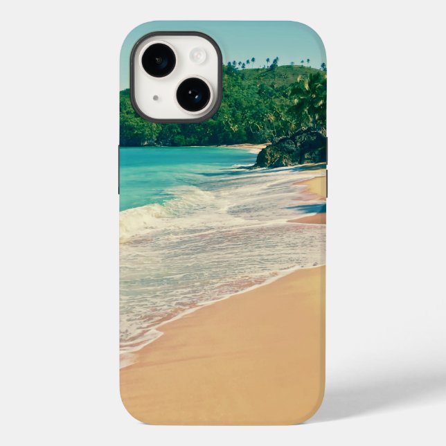 Coques Case-Mate iPhone Plage paisible de l'île tropicale (Verso)
