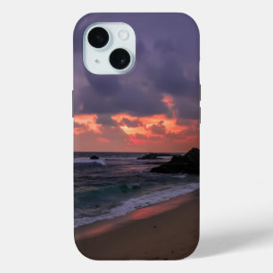 Coque Pour iPhone 15 Plage romantique à Dusk