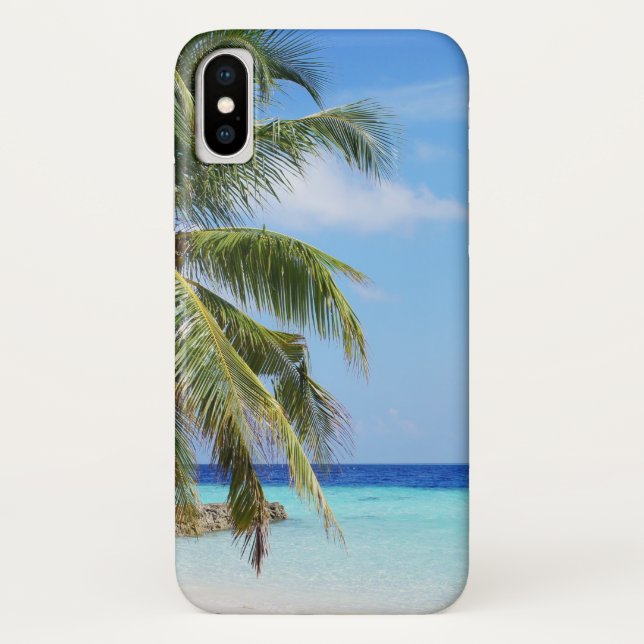 Coques Case-Mate iPhone Plage tropicale Eau Turquoise (Dos)