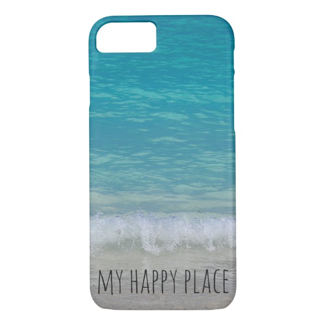 Coques Case-Mate iPhone plage tropicale turquoise de l'océan (Dos)