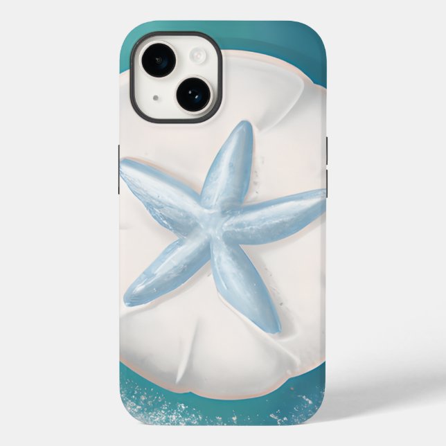 Coques Case-Mate iPhone Plage turquoise de Starfish et de sable Dollar (Verso)