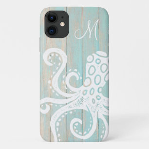 Case-Mate iPhone Case Plage Turquoise Perdue Monogramme de pieuvre en bo