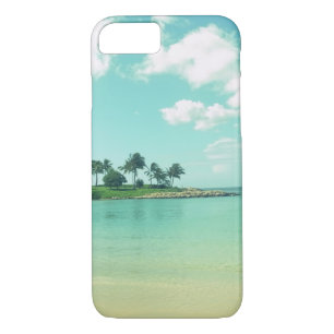 Coque iPhone 8/7 Plage Turquoise tranquille et sereine à Hawaii