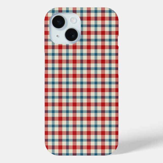 Coques Case-Mate iPhone Plaid à la mode (Verso)