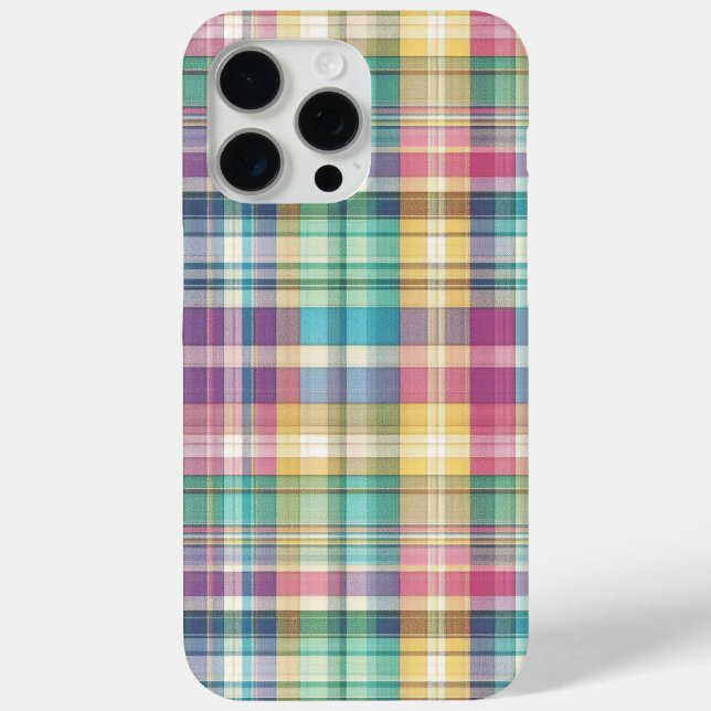 Coques Case-Mate iPhone Plaid au printemps/Pâques/tartan (Verso)