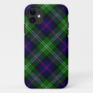 Coque Case-Mate Pour iPhone plaid bleu vert de tartan du sud