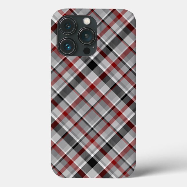 Coques Case-Mate iPhone Plaid de pluie de Seattle (Verso)