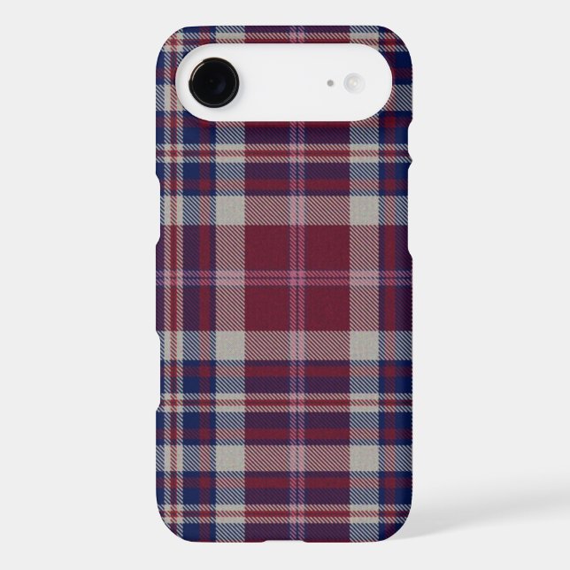 Coques Case-Mate iPhone Plaid de tartan de loch d'approche (Verso)