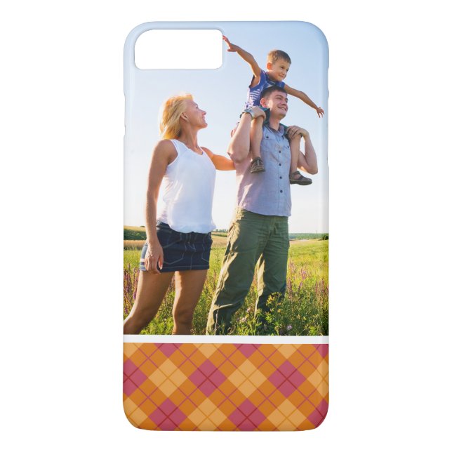 Coques Case-Mate iPhone Plaid fait sur commande de polarisation de photo (Dos)