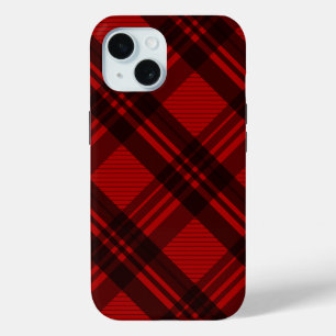 Coque Pour iPhone 15 Plaid Moderne