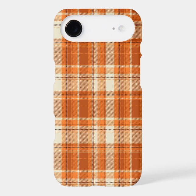 Coques Case-Mate iPhone Plaid orange (Verso)