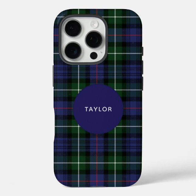Coques Case-Mate iPhone Plaid Tartan Clan MacKenzie Personnalisé (Verso)