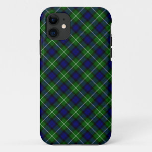 Case-Mate iPhone Case Plaid vert bleu Lamont tartan